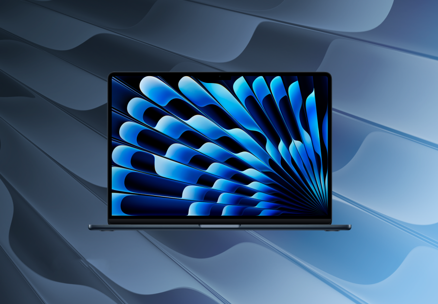 Ноутбук Apple MacBook Air 15" (M4,16 Gb, 256 Gb SSD) Темно-синий, MW1L3