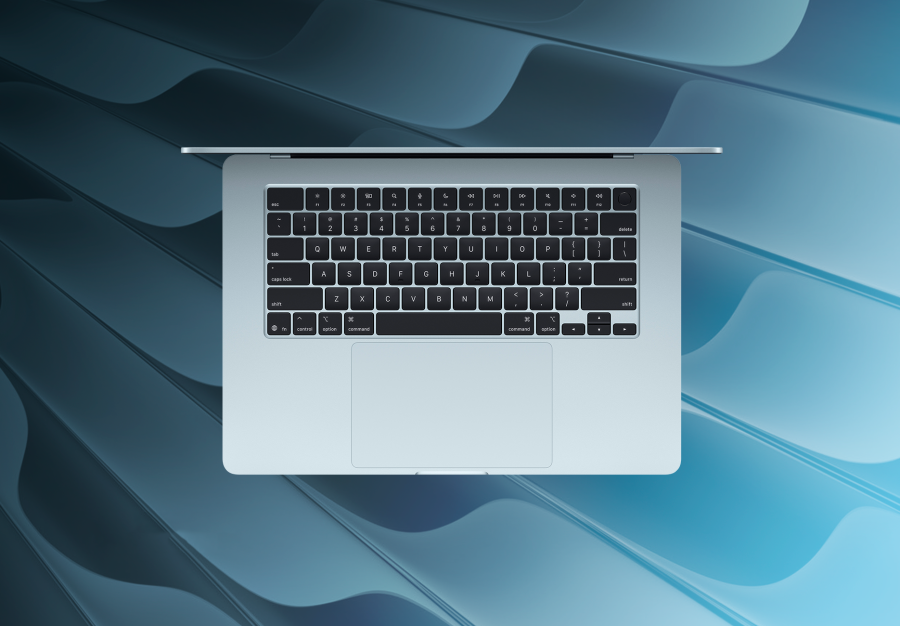 Ноутбук Apple MacBook Air 15" (M4,16 Gb, 256 Gb SSD) Небесно-голубой, MC7A4 — изображение 3