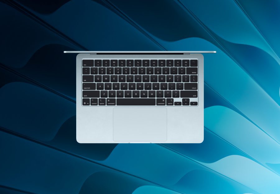 Ноутбук Apple MacBook Air 13.6" (M4, 16 Gb, 512 Gb SSD) Небесно-голубой (MC6U4) — изображение 2