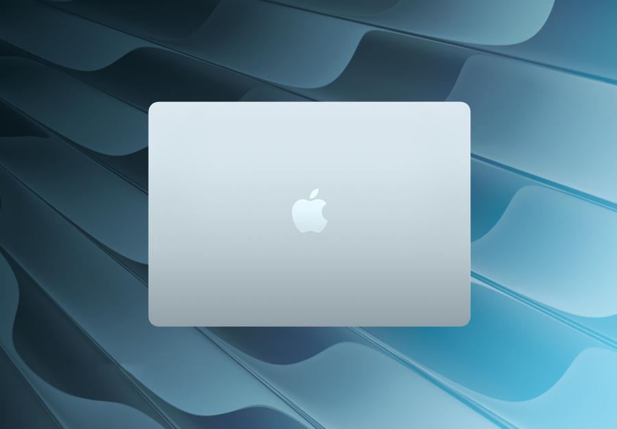 Ноутбук Apple MacBook Air 15" (M4,16 Gb, 256 Gb SSD) Небесно-голубой, MC7A4 — изображение 2