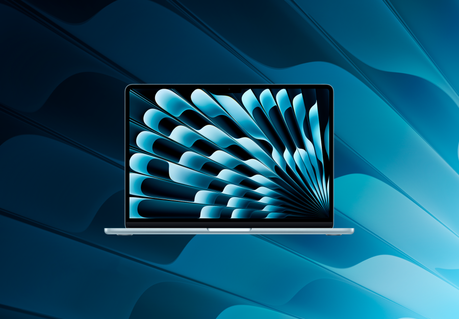 Ноутбук Apple MacBook Air 13.6" (M4, 16 Gb, 512 Gb SSD) Небесно-голубой (MC6U4)