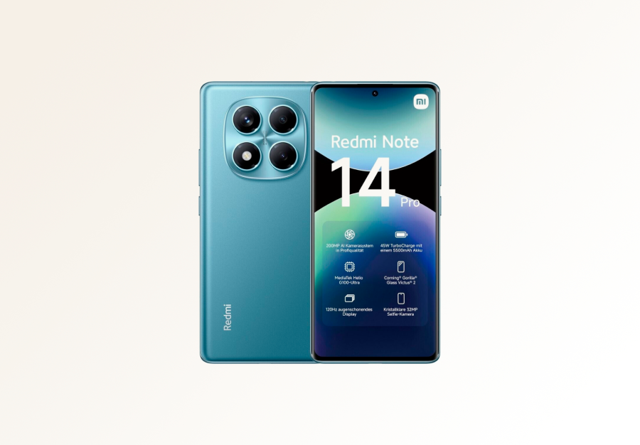 Смартфон Xiaomi Redmi Note 14 Pro 12/512Gb (Ocean Blue)