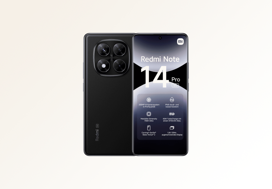 Смартфон Xiaomi Redmi Note 14 Pro 5G 8/256Gb (Midnight Black)