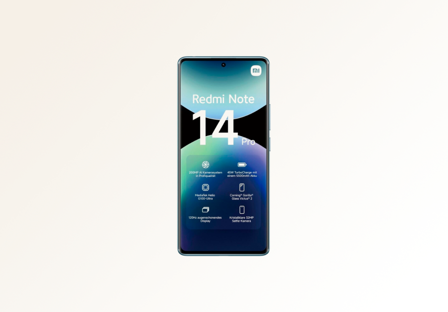 Смартфон Xiaomi Redmi Note 14 Pro 12/512Gb (Ocean Blue) — изображение 3