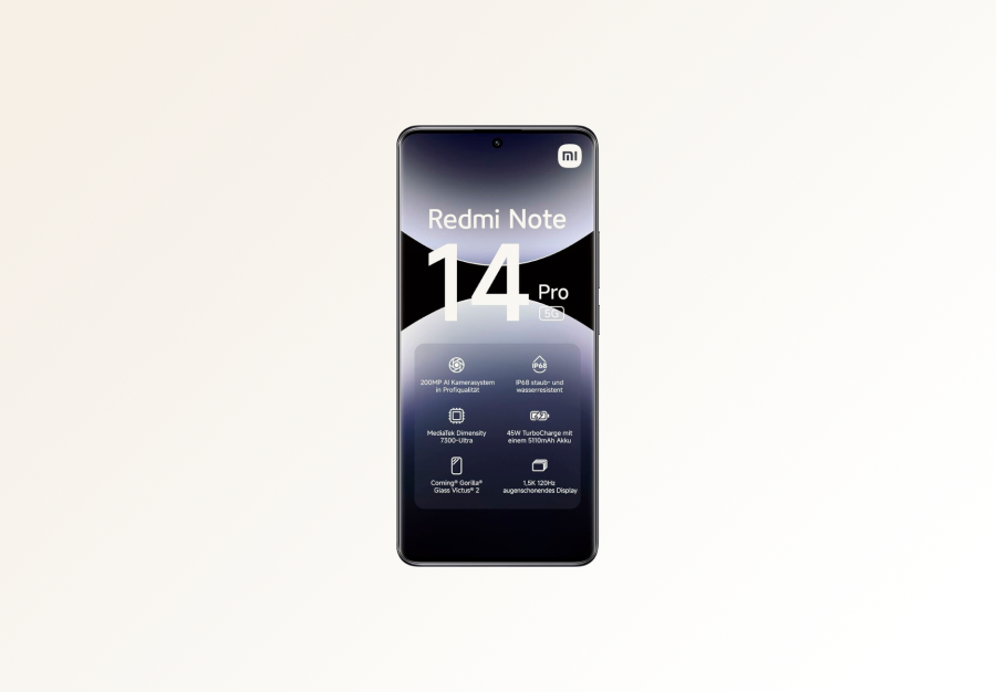 Смартфон Xiaomi Redmi Note 14 Pro 5G 8/256Gb (Midnight Black) — изображение 3