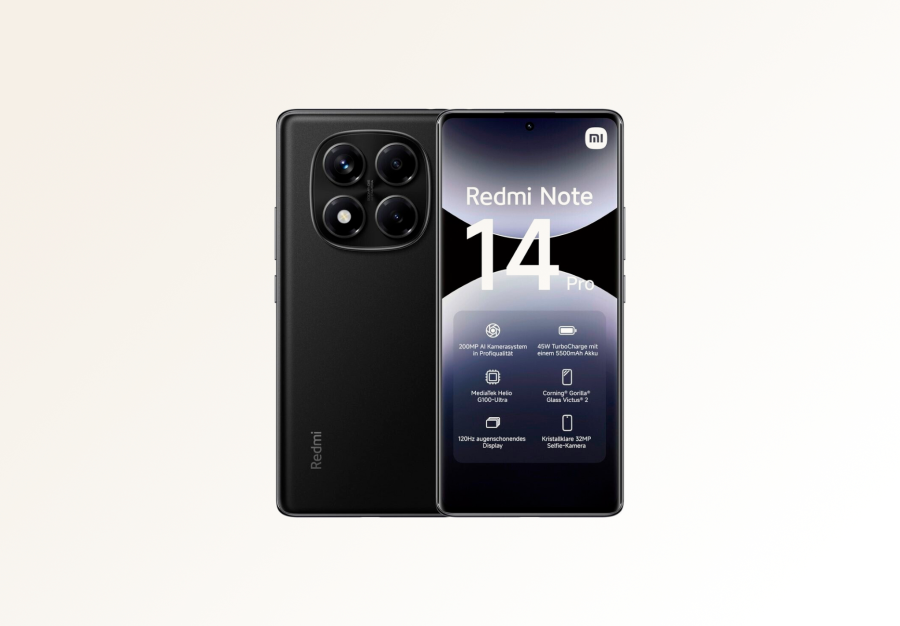 Смартфон Xiaomi Redmi Note 14 Pro 12/512Gb (Midnight Black)