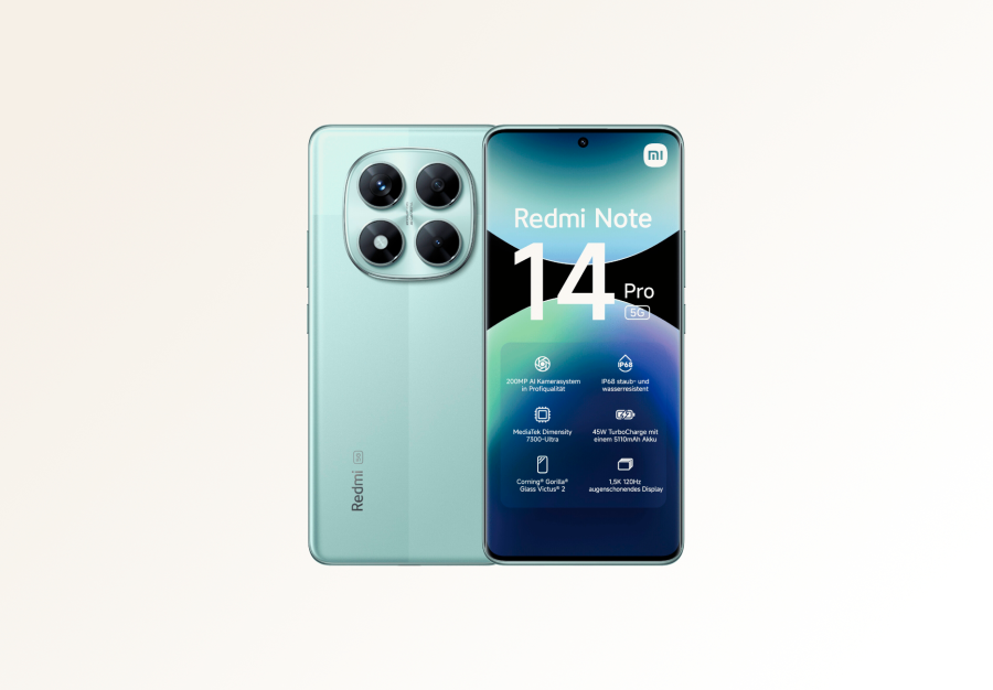 Смартфон Xiaomi Redmi Note 14 Pro 5G 8/256Gb (Coral Green)