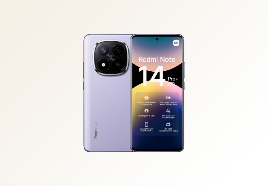 Смартфон Xiaomi Redmi Note 14 Pro+ 5G 12/512Gb (Lavender Purple)