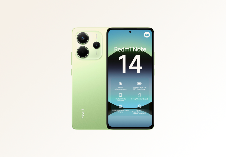 Смартфон Xiaomi Redmi Note 14 8/256Gb (Lime Green)