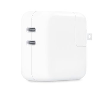 Адаптер питания Apple 35 Вт Dual USB-C, белый