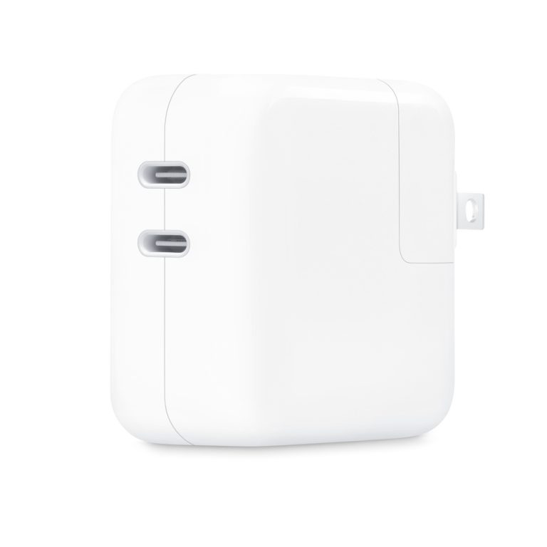 Адаптер питания Apple 35 Вт Dual USB-C, белый