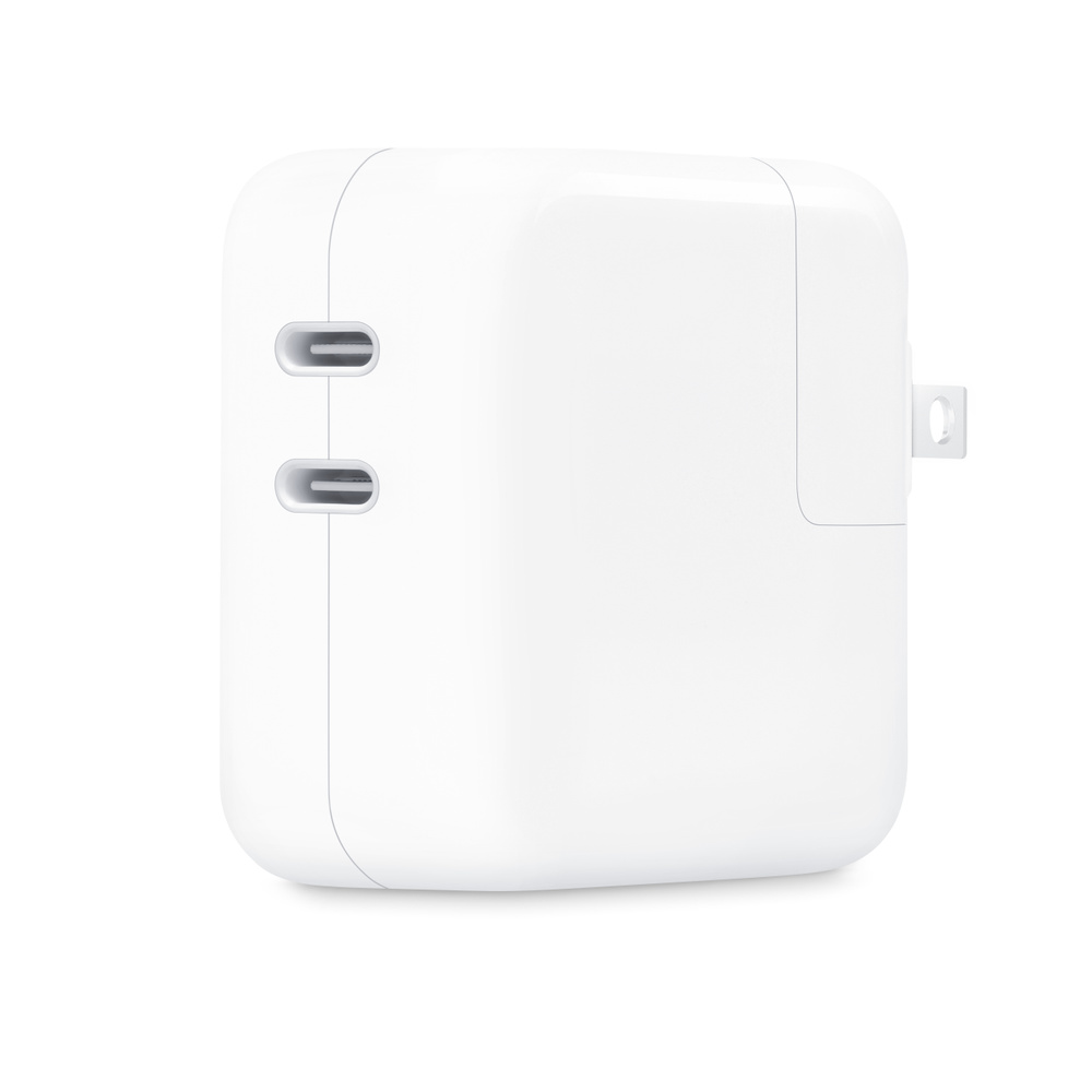 Адаптер питания Apple 35 Вт Dual USB-C, белый 1 Адаптер питания Apple 35 Вт Dual USB-C, белый