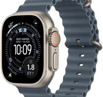 Умные часы Apple Watch Ultra 3, Natural Titanium, Blue Ocean Band — купить в Ставрополе