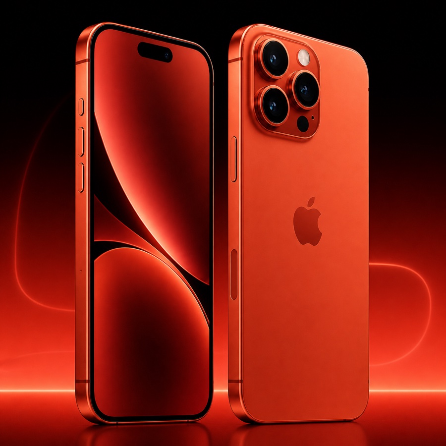 Смартфон Apple iPhone 18 Pro Max красного цвета — концепт для предзаказа в Ставрополе