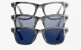 Умные очки Ray-Ban Meta Wayfarer Gen 2 Shiny Transparent Grey / Transitions Sapphire 53 (L) — купить в Ставрополе
